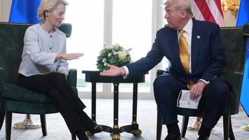 Zollstreit: Von der Leyen muss um ihren Handelsdeal mit Trump fürchten
