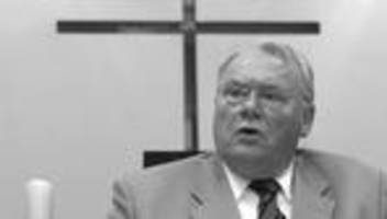 evangelische kirche: früherer ekd-ratsvorsitzender manfred kock ist tot