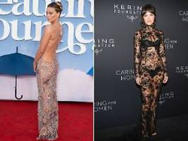 auch dakota johnson zeigt alles: margot robbie begeistert im naked dress