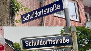 Peinlicher Fehler: Eine Straße, zwei Schreibweisen