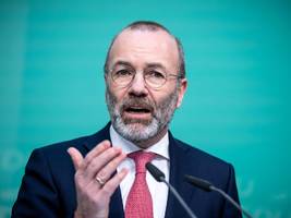 autoindustrie: manfred weber verspricht „aus vom verbrenner-aus“