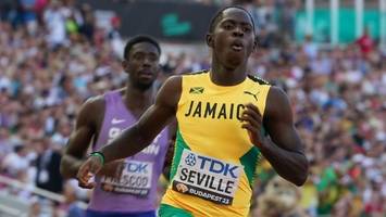 100 Meter: Seville und Jefferson-Wooden sprinten allen davon