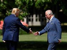 Pompöser Empfang: König Charles erwartet Donald Trump
