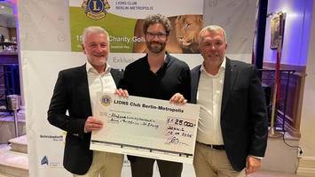 Spenden mit Mulligans beim Lions Charity Turnier