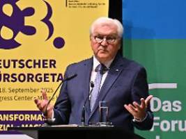 Fehlsteuerungen beseitigen: Steinmeier fordert Sozialstaats-Agenda: Es ächzt im System