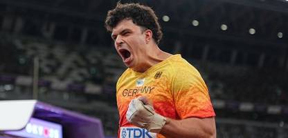 Leichtathletik-WM: Merlin Hummel pulverisiert seine Bestleistung und holt Hammerwurf-Silber
