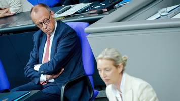 Bundestags-Generaldebatte: Es wird ruppig zwischen Merz und Weidel