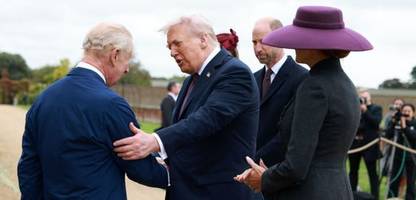 Donald Trump bei King Charles III. in Großbritannien: Treffen auf Schloss Windsor