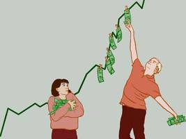 Gender-Investment-Gap: Frauen sparen, Männer legen an
