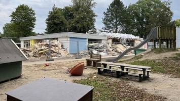 Asbest-Alarm nach Abriss der Kita Waldenau: Eltern in Sorge