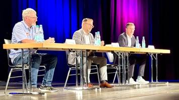 Finale der drei Kandidaten im Kampf um den Chefsessel im Rathaus