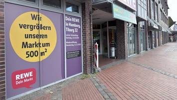 rewe-markt am tibarg geschlossen – wiedereröffnung deutlich später