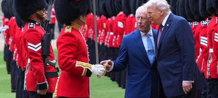 trump in london: mit prinz, pomp und protesten