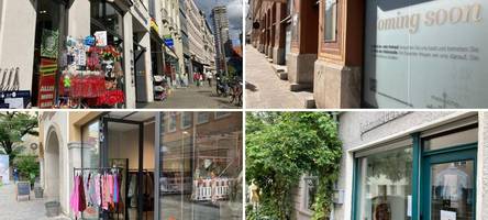 ein geschäft gibt nach wenigen monaten auf, ein goldhandel zieht in die maxstraße