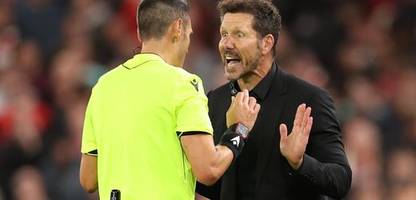 Diego Simeone: Trainer von Atletico Madrid sieht Rot nach Zoff mit Liverpool-Fan