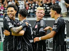5:1-sieg in der champions league: frankfurt sammelt punkte, galatasaray gibt bloß den erntehelfer