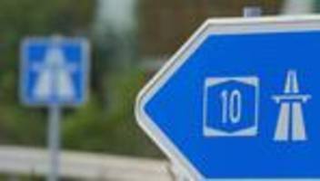 verkehr: teile der a10 wegen abriss einer alten brücke voll gesperrt