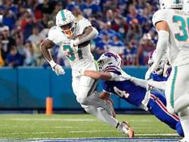 Bills kämpfen sich durch: Dummer Fehler bricht Dolphins das Genick