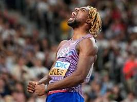 WM-Spektakel über 200 Meter: US-Sprintstar Noah Lyles holt Usain Bolt ein und spuckt große Töne