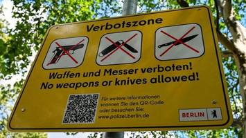 berlin-marathon am sonntag: polizei erlässt waffenverbot