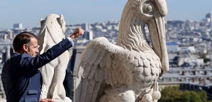 notre-dame-kathedrale in paris: emmanuel macron schwärmt von wieder eröffneten türmen