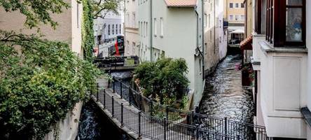 Dieser bekannte Steg in der Augsburger Altstadt musste gesperrt werden