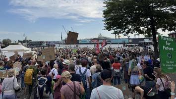 fridays for future: 2500 menschen bei klimademo in hamburg