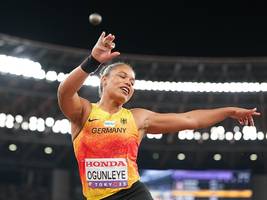Kugelstoßerin Yemisi Ogunleye: Auf den Olympiasieg folgt Platz sechs nach einem „verrückten Jahr“