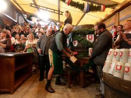 Anzapfen auf dem Oktoberfest: Wie sich der Amtsinhaber und sein Herausforderer geschlagen haben