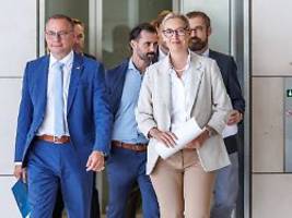 RTL/ntv-Trendbarometer: AfD zieht an Union vorbei, Merz im Tief