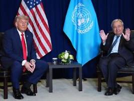 Stehe 100 Prozent hinter UN: Trump verwirrt bei Guterres-Treffen mit widersprüchlichen Aussagen