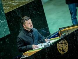 un-generalversammlung: selenskij: „waffen entscheiden darüber, wer überlebt“