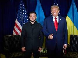 Sehr positive Signale für Kiew: Selenskyj lobt bessere Beziehung zu Trump