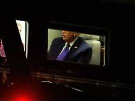 Trump mit einem lichten Moment: Der Präsident muss bitte sofort in Quarantäne