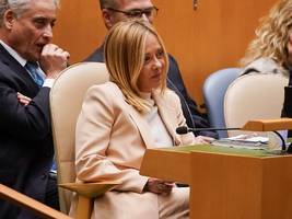UN: Meloni bewegt sich auf Palästina zu
