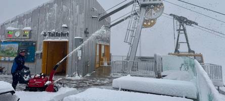 erster schnee in schwaben: so hat es in den allgäuer bergen heute nacht geschneit