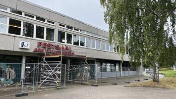 festsaal am falkenberg: stadt nennt termin für wiedereröffnung