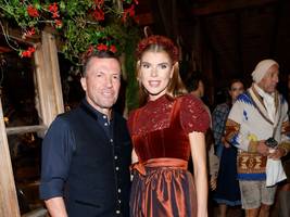 Die Promis auf der Wiesn an Tag 7: Matthäus mit neuer Partnerin, Kerth mit Magnumflaschen-Unfall