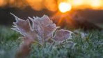 wetter: sonne und wolken im osten – bodenfrost zum wochenbeginn