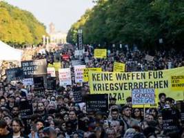 Rekord bei All Eyes on Gaza: Zehntausende demonstrieren in Berlin gegen Israels Krieg