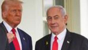 Gazakrieg: Donald Trump und Benjamin Netanjahu treffen sich in Washington