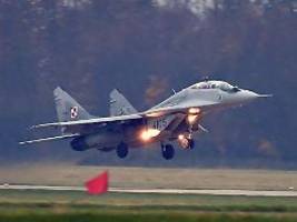 Nato schickt Mehrzweckflugzeug: Polnische Kampfjets wegen russischem Großangriff auf die Ukraine aufgestiegen