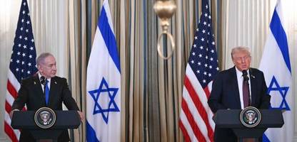 Gazakrieg: Donald Trump sieht Israel nahe am Frieden mit Palästinensern