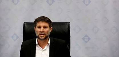 Gazakrieg: Israelischer Minister Bezalel Smotrich nennt Trumps Friedensplan »Fehlschlag«