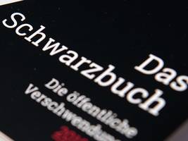 schwarzbuch des steuerzahlerbundes: wo steuergeld versickert sein soll