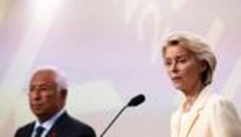 EU-Gipfel in Dänemark: EU-Kommissionspräsidentin von der Leyen will Drohnenwall an Ostflanke