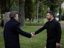 Streng geheime Reise: Prinzessin Anne besucht Ukraine