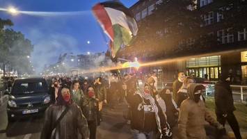 erneut gaza-proteste in berlin – straße in wedding blockiert