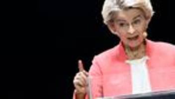 Autoindustrie: Von der Leyen will autonomes Fahren in Europa vorantreiben