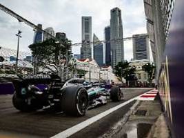 Chaos-Training in Singapur: Mercedes crasht beim Rote-Flaggen-Festival, Piastri am schnellsten